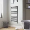 Towelrads Richmond Thermostatic Electric Towel Radiator 691 x 450mm Anthracite 682BTU -Towel Radiators Sales Store 572RY P
