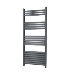 Towelrads Eton Designer Towel Radiator 1200 x 500mm Anthracite 1851BTU