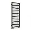 Terma Zig Zag Designer Towel Rail 1070 x 500mm Black 1384BTU