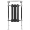 Terma Plain 2-Column Cast Iron Designer Towel Rail 900 x 490mm Black 1217BTU 2 Terma Plain 2-Column Cast Iron Designer Towel Rail 900 x 490mm Black 1217BTU -Towel Radiators Sales Store 591HR P