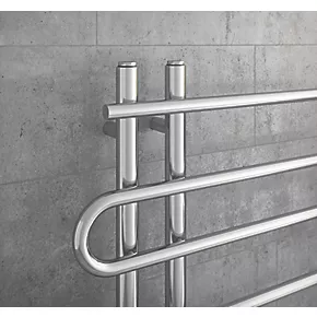 Ximax C8 Designer Towel Radiator 1400 x 600mm Chrome 1208BTU 4 Ximax C8 Designer Towel Radiator 1400 x 600mm Chrome 1208BTU - Image 2