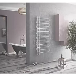 Ximax C8 Designer Towel Radiator 1400 x 600mm Chrome 1208BTU 7 Ximax C8 Designer Towel Radiator 1400 x 600mm Chrome 1208BTU -Towel Radiators Sales Store 5922V A2