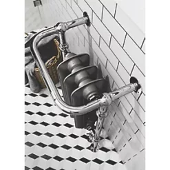 Terma Plain 2-Column Cast Iron Designer Towel Rail 900 x 490mm Raw Metal 1217BTU -Towel Radiators Sales Store 595HR A4