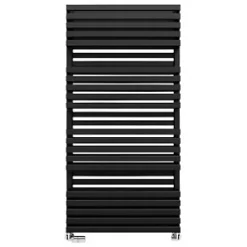 Terma Quadrus Bold Designer Towel Rail 1185 x 600mm Black 3795BTU