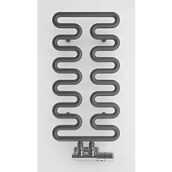 Terma Aire Designer Towel Rail 621 x 300mm Slate Grey 563BTU