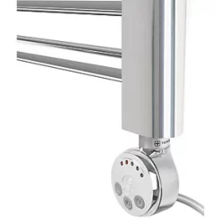 Terma Leo MEG Electric Towel Rail 1600 x 500mm Chrome 1346BTU -Towel Radiators Sales Store 657HR A3