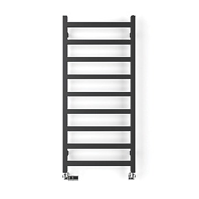 Terma Simple Towel Rail 1080 x 500mm Black 1351BTU 4 Terma Simple Towel Rail 1080 x 500mm Black 1351BTU - Image 2