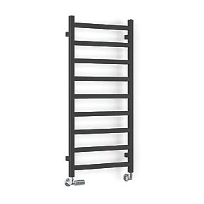 Terma Simple Towel Rail 1080 x 500mm Black 1351BTU 3 Terma Simple Towel Rail 1080 x 500mm Black 1351BTU