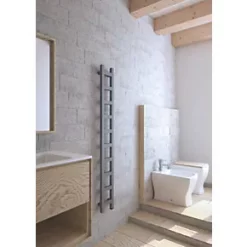 Terma Easy One Electric Towel Rail 1600 x 200mm Sparkling Gravel 1023BTU -Towel Radiators Sales Store 661HR A2