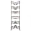 Terma Incorner Designer Towel Rail 1545 x 350mm Silver 2757BTU -Towel Radiators Sales Store 664HR P