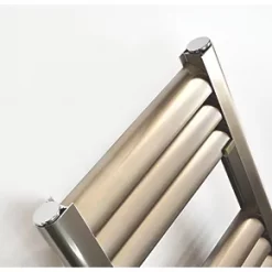 Towelrads Eton Designer Towel Radiator 800 x 300mm Grey / Silver 699BTU -Towel Radiators Sales Store 664RY A2