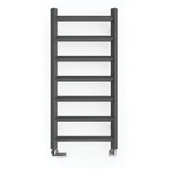 Terma Crystal Designer Towel Warmer 840 x 400mm Grey / Silver 805BTU