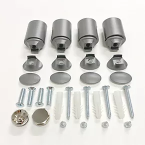 Towelrads Pisa Premium Towel Radiator 800 x 1000mm Chrome 1645BTU 4 Towelrads Pisa Premium Towel Radiator 800 x 1000mm Chrome 1645BTU - Image 2