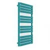 Terma Warp T One Electric Towel Rail 1110 x 500mm Teal 2046BTU 2 Terma Warp T One Electric Towel Rail 1110 x 500mm Teal 2046BTU -Towel Radiators Sales Store 669RH P