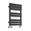 Terma Warp T Bold Designer Towel Rail 655 x 500mm Black 1569BTU -Towel Radiators Sales Store 677RH P