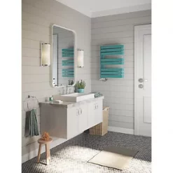 Terma Warp S Towel Rail 655 x 500mm Teal 1535BTU -Towel Radiators Sales Store 692RH A2