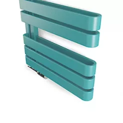 Terma Warp S Towel Rail 655 x 500mm Teal 1535BTU -Towel Radiators Sales Store 692RH A5