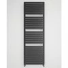 Terma Salisbury Designer Towel Rail 1635 x 540mm Black 2709BTU -Towel Radiators Sales Store 696HR P