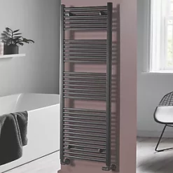 Towelrads Pisa Premium Towel Radiator 1600 x 600mm Anthracite 3081BTU