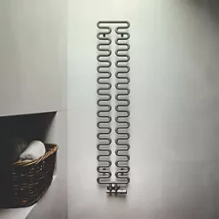 Terma Aire Designer Towel Rail 1555 x 300mm Grey 1423BTU -Towel Radiators Sales Store 716HR A2