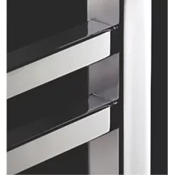 Kudox Cadiz Designer Towel Radiator 900 x 450mm Chrome 904BTU -Towel Radiators Sales Store 72538 A2