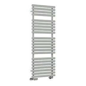 Terma Rolo Towel Designer Towel Rail 1360 x 520mm Grey / Silver 2629BTU 4 Terma Rolo Towel Designer Towel Rail 1360 x 520mm Grey / Silver 2629BTU - Image 2