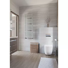 Terma Rolo Towel Designer Towel Rail 1360 x 520mm Grey / Silver 2629BTU 8 Terma Rolo Towel Designer Towel Rail 1360 x 520mm Grey / Silver 2629BTU - Image 6