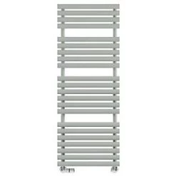 Terma Rolo Towel Designer Towel Rail 1360 x 520mm Grey / Silver 2629BTU