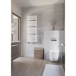 Terma Rolo Towel Rail 1360 x 520mm White 2629BTU -Towel Radiators Sales Store 744RH A2