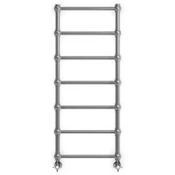 Terma Retro Designer Towel Rail 1170 x 504mm Grey / Silver 1051BTU