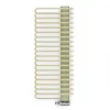Terma Michelle Designer Towel Rail 1200 x 500mm Cream / Brass 2460BTU -Towel Radiators Sales Store 746HR P