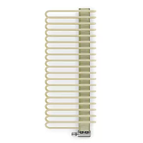 Terma Michelle Designer Towel Rail 1200 x 500mm Cream / Brass 2460BTU 3 Terma Michelle Designer Towel Rail 1200 x 500mm Cream / Brass 2460BTU