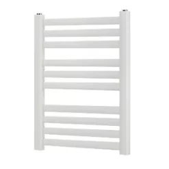 Blyss Angled Bar Towel Radiator 600 x 500mm White 938BTU