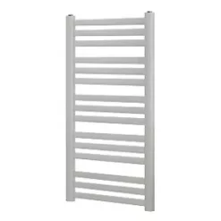 Blyss Angled Bar Towel Radiator 900 x 500mm Silver 1381BTU