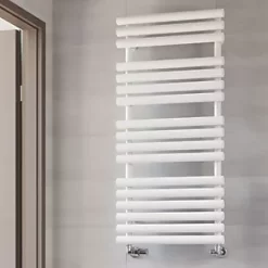 Terma Rolo Towel Rail 1085 x 520mm White 2111BTU -Towel Radiators Sales Store 772RH A5