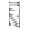 Blyss Curved Towel Radiator 1100 x 600mm Chrome 1303BTU -Towel Radiators Sales Store 7809V P
