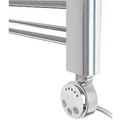 Terma Leo MEG Electric Towel Rail 1800 x 600mm Chrome 2046BTU -Towel Radiators Sales Store 787HR A3