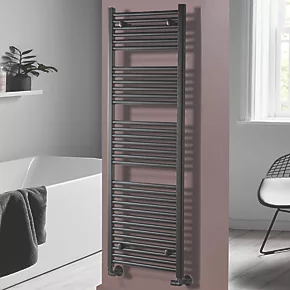 Towelrads Pisa Premium Towel Radiator 1600 x 500mm Anthracite 2620BTU 3 Towelrads Pisa Premium Towel Radiator 1600 x 500mm Anthracite 2620BTU