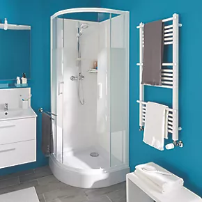 GoodHome Lindley Water Towel Warmer 1100 x 500mm White 1566BTU 6 GoodHome Lindley Water Towel Warmer 1100 x 500mm White 1566BTU - Image 4