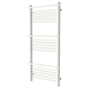GoodHome Lindley Water Towel Warmer 1100 x 500mm White 1566BTU 3 GoodHome Lindley Water Towel Warmer 1100 x 500mm White 1566BTU