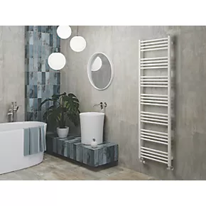 Terma Fiona Towel Rail 1620 x 500mm White 2349BTU 5 Terma Fiona Towel Rail 1620 x 500mm White 2349BTU - Image 3