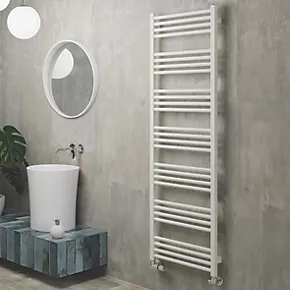 Terma Fiona Towel Rail 1620 x 500mm White 2349BTU 8 Terma Fiona Towel Rail 1620 x 500mm White 2349BTU - Image 6