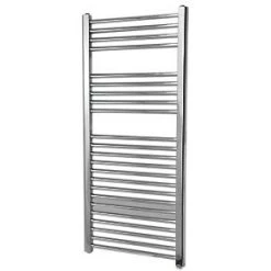 Flomasta Flat Electric Towel Radiator 1100 x 500mm Chrome 853BTU