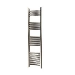 Towelrads Eton Designer Towel Radiator 1200 x 300mm Grey / Silver 1105BTU