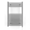 Terma Leo SIM Electric Towel Rail 800 x 500mm Chrome 682BTU -Towel Radiators Sales Store 853HR P