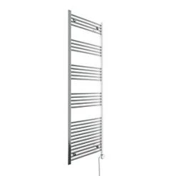 Terma Leo Electric Towel Rail with MOA Blue Element 1800 x 600mm Chrome 2046BTU