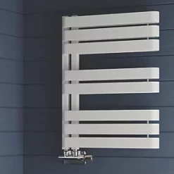 Terma Warp S Towel Rail 655 x 500mm White 1535BTU -Towel Radiators Sales Store 859RH A5