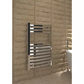 Kudox Verna Designer Towel Radiator 800 x 500mm Chrome 1039BTU 4 Kudox Verna Designer Towel Radiator 800 x 500mm Chrome 1039BTU - Image 2