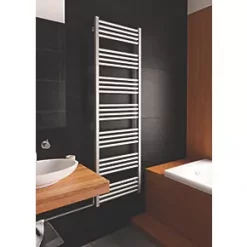 Terma Fiona One Electric Towel Rail 1620 x 480mm Sparkling Gravel 2046BTU -Towel Radiators Sales Store 868HR A2