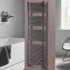 Towelrads Pisa Premium Towel Radiator 1600 x 400mm Anthracite 2160BTU -Towel Radiators Sales Store 869RY P